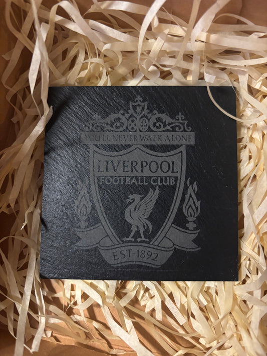 Football Club Badge Slate Coasters