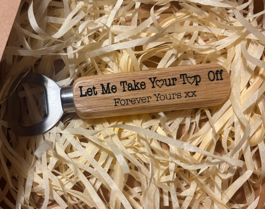 Personalised Wooden Bottle Opener